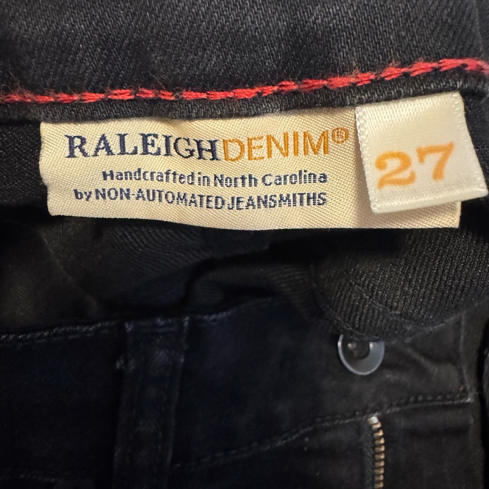 Raleigh Denim women’s black jeans size 27
